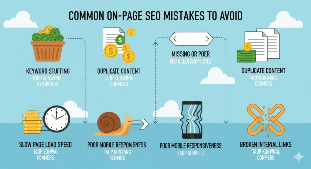 On-page SEO mistakes to avoid for better optimization