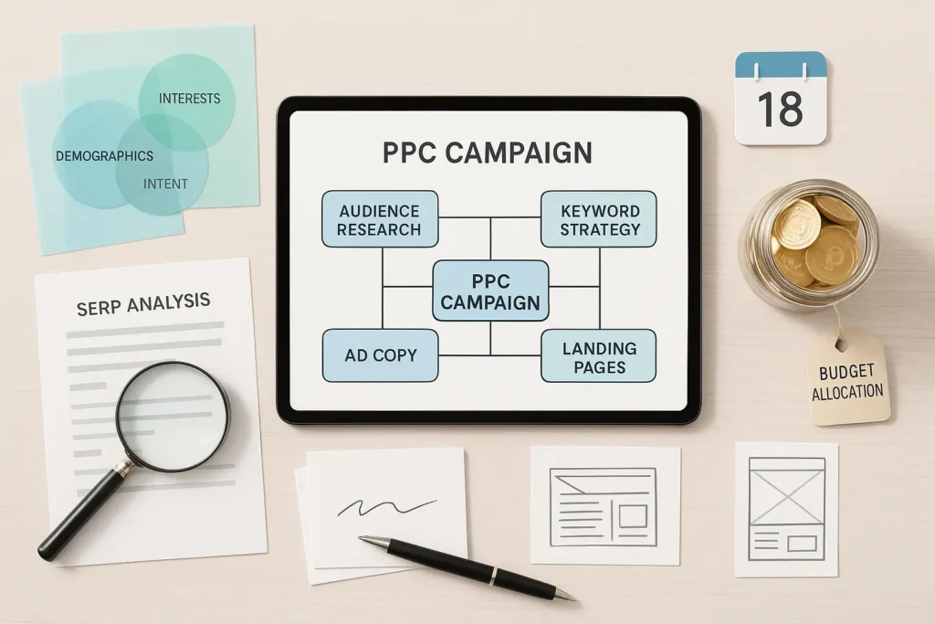PPC Strategy Template – Campaign planning for PPC ads