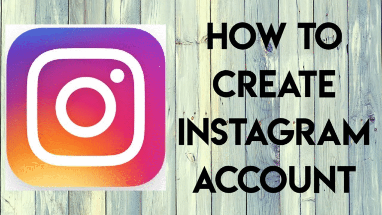 How to Create Instagram Account