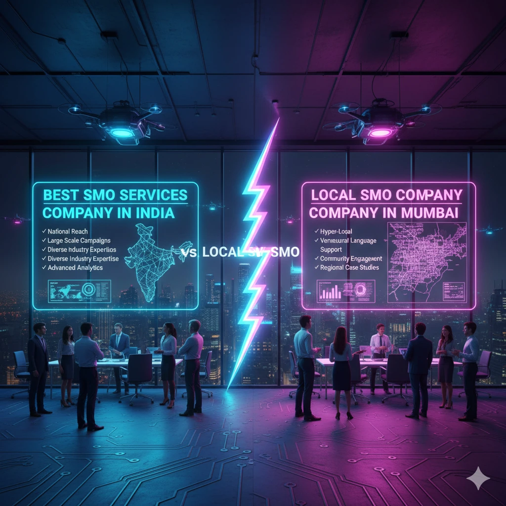 Best SMO services company in India vs local SMO company in Mumbai.