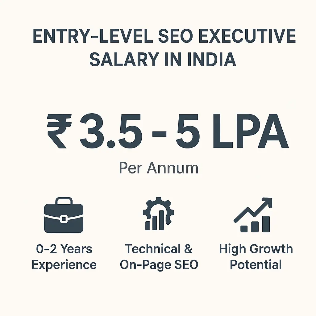 SEO executive salary
