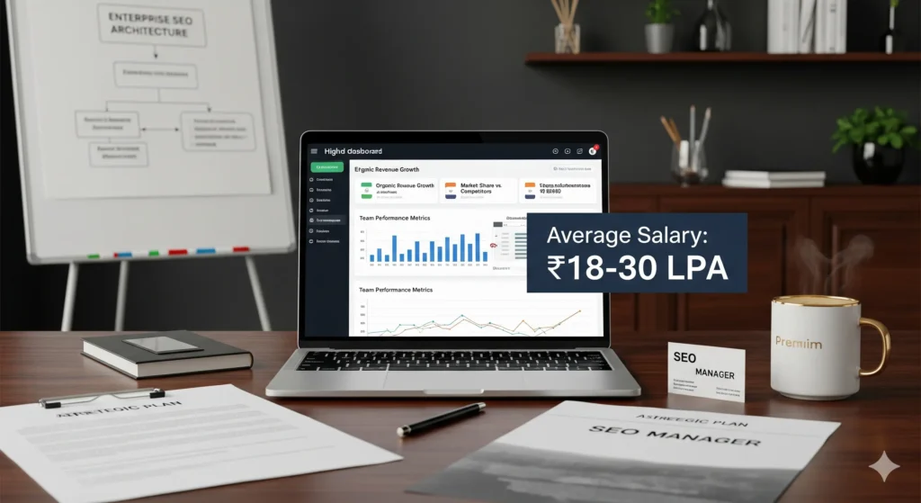 seo manager salary job role in india