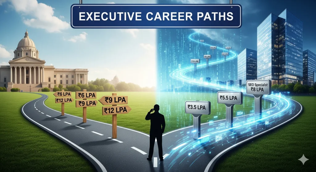 special executive officer salary comparison with seo executive salary