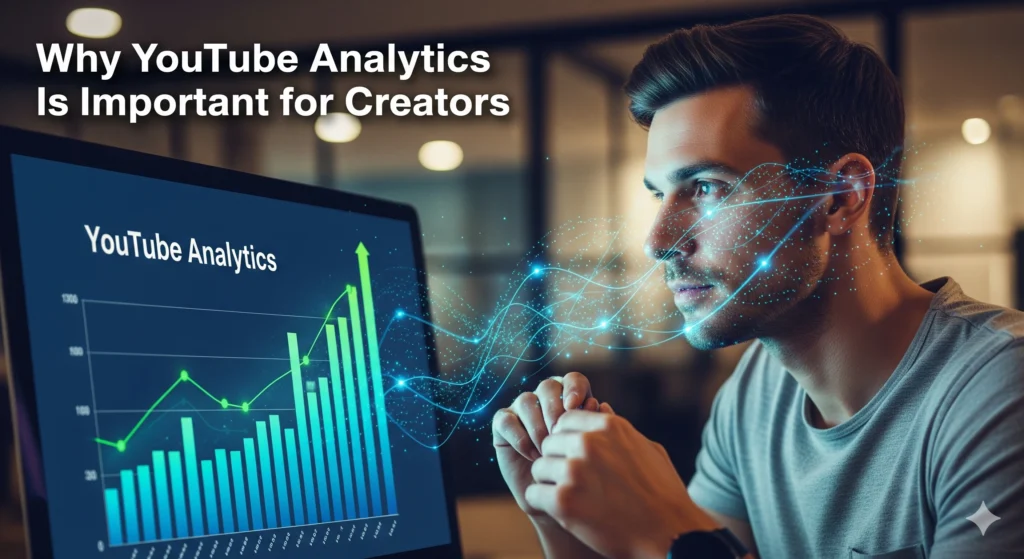 YouTube analytics dashboard displaying growth figures for other channels