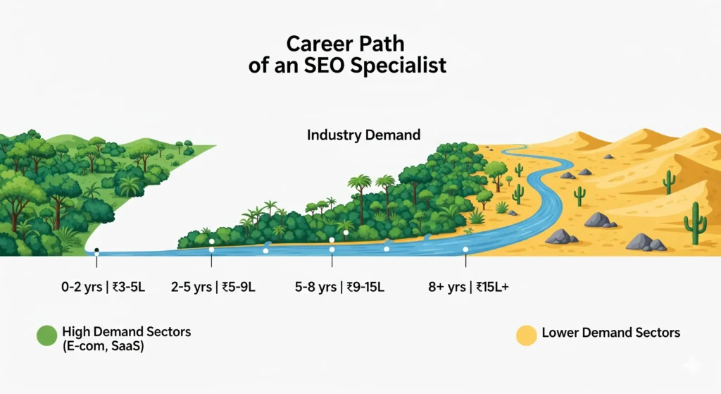 seo salary based on experience and industry demand
