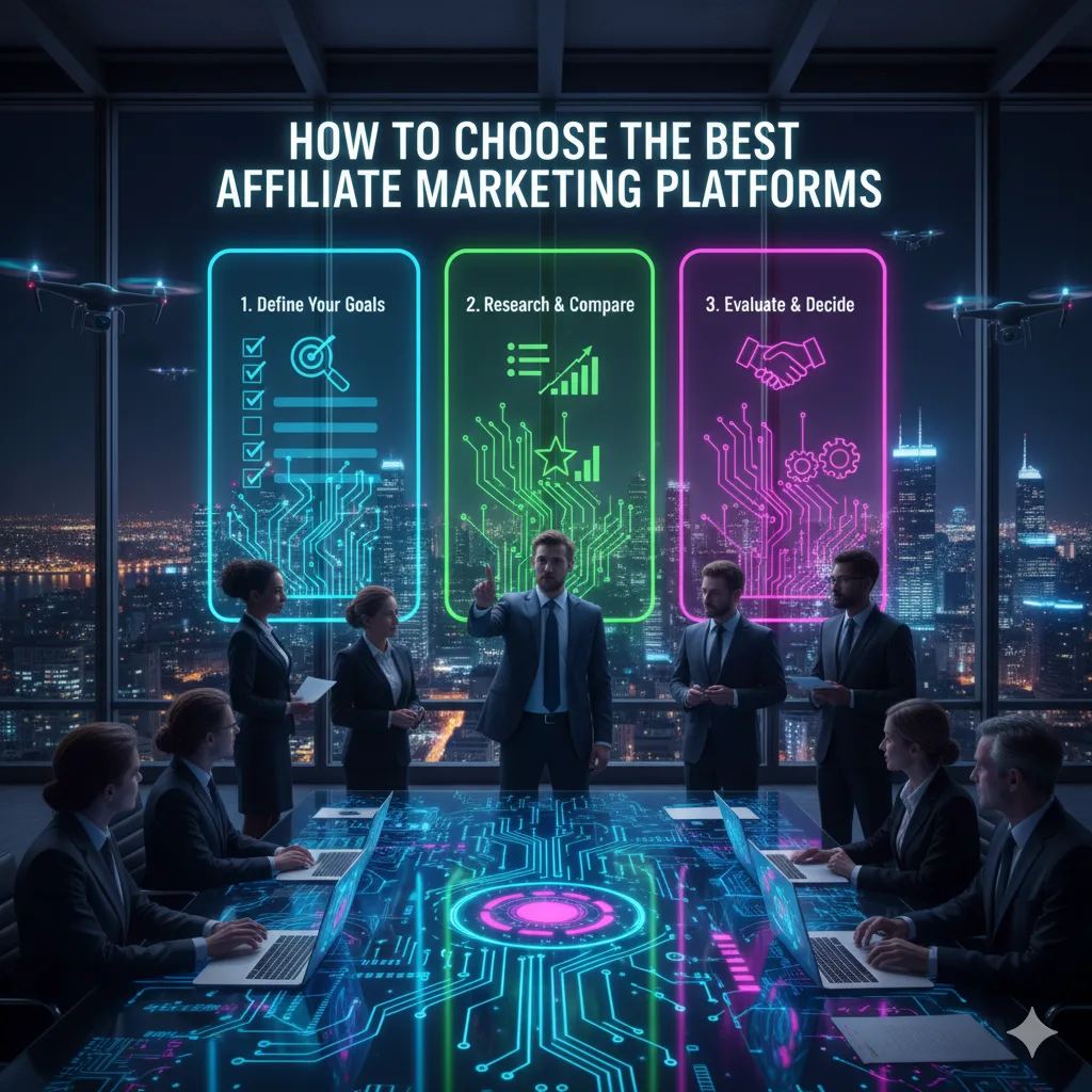 How to choose the best affiliate marketing platforms.