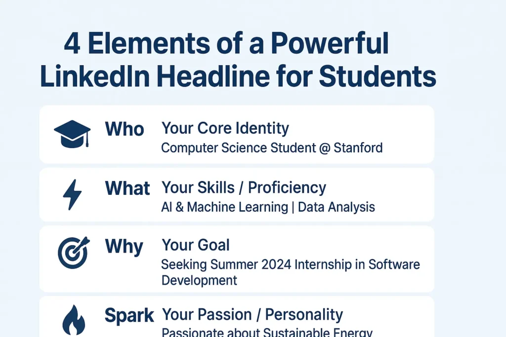 Linkedin headline for students