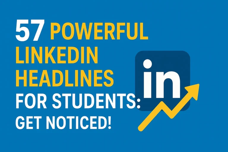 linkedin headline for students